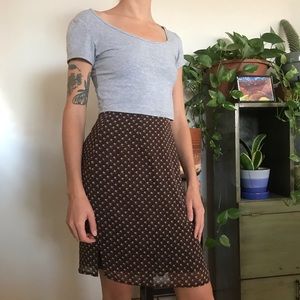 High waisted skirt